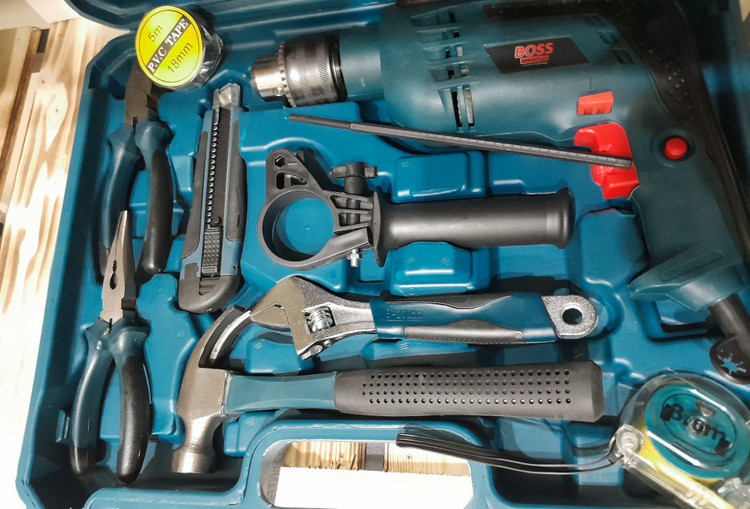 مجموعه ابزار دریل برقی حرفه ای ۱۰۰ عددی اصلی باس مدل BS5835