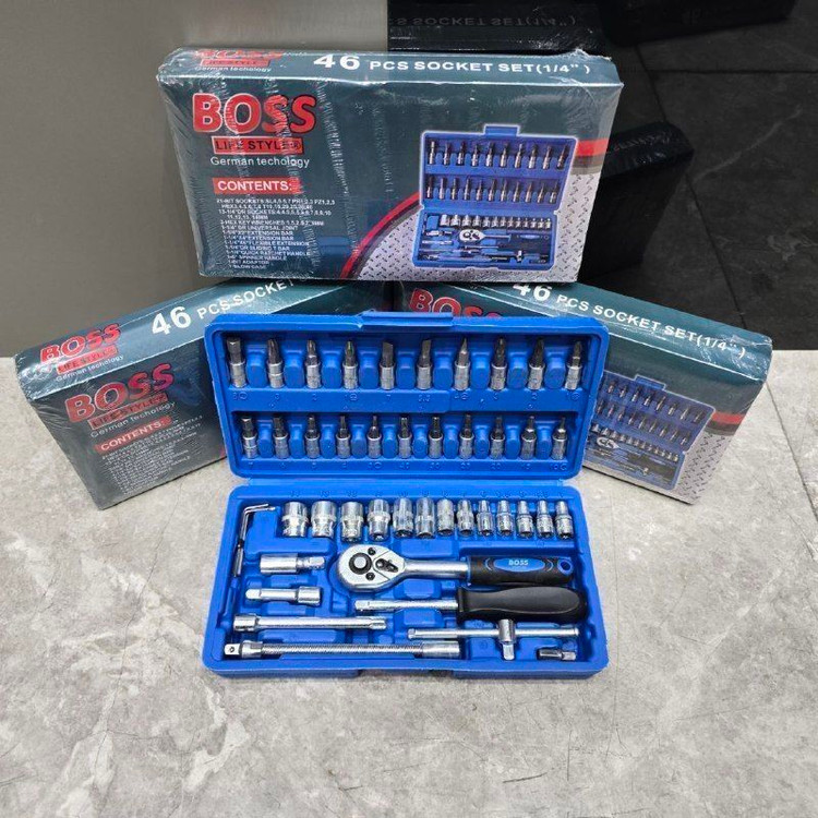 جعبه بکس ۴۶ عددی آبی اصلی باس مدل BS-46