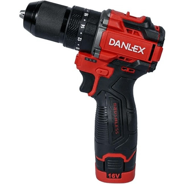 دریل پیچ گوشتی شارژی براشلس دنلکس مدل DX-6316