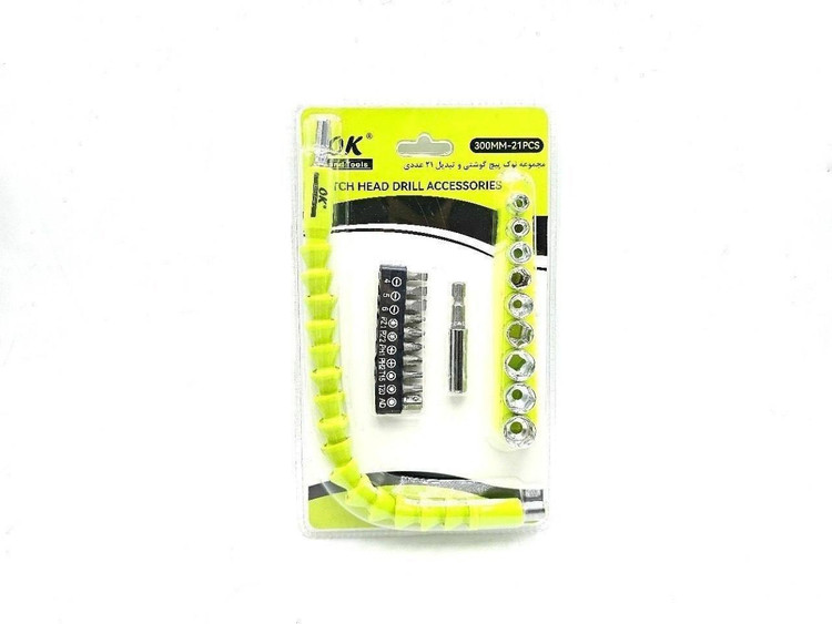 مجموعه نوک پیچ گوشتی و تبدیل ۲۱ عددی اوکی مدل OK-3030