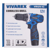دریل شارژی ویوارکس تک باتری مدل VR12V-1C