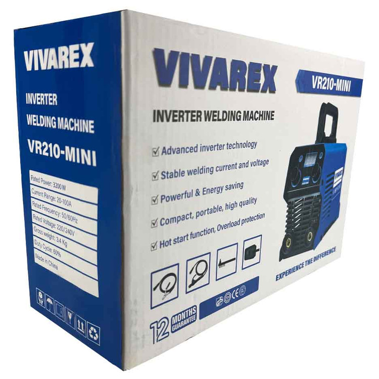 دستگاه جوش اینورتر مینی ویوارکس مدل VR210-MINI