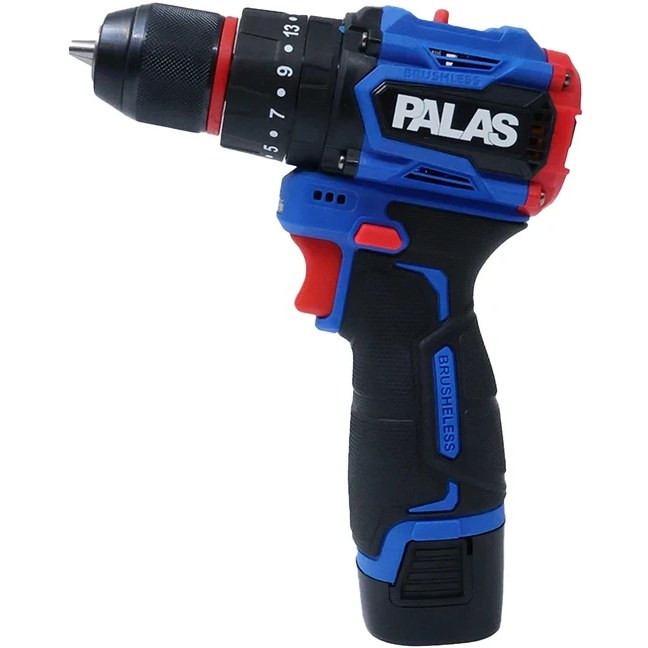 دریل پیچگوشتی شارژی چکشی براشلس پالاس مدل P2416
