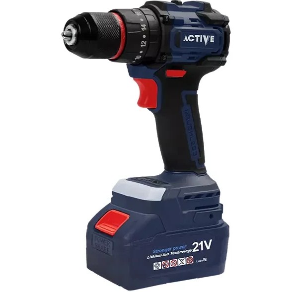 مجموعه بتنکن، پیچگوشتی، فرز و بکس براشلس اکتیو مدل AC-3224BL